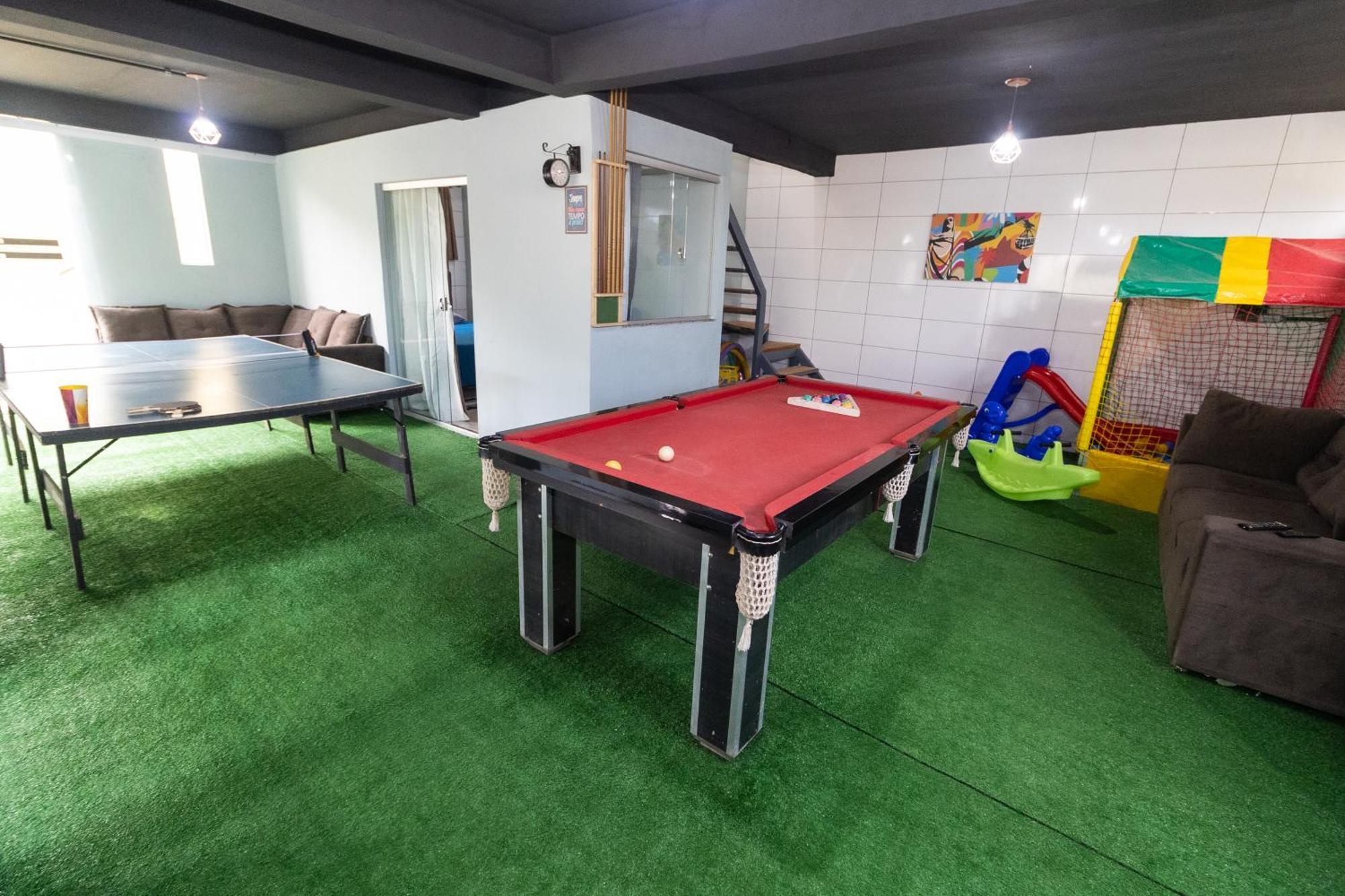 Ate 8 Hospedes, Linda Vista, Piscina, Salao De Jogos E Brinquedoteca オウロ・プレット エクステリア 写真
